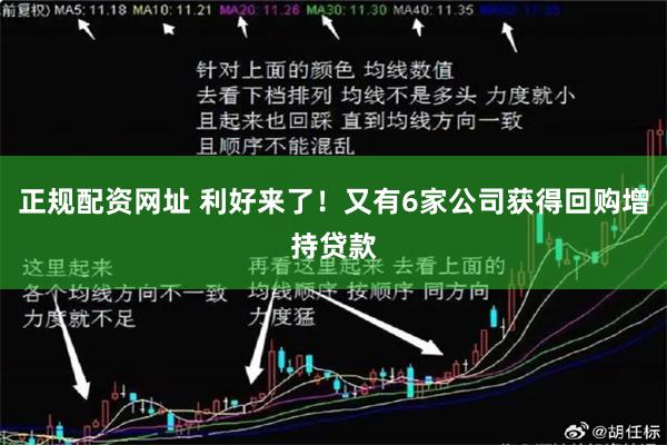 正规配资网址 利好来了！又有6家公司获得回购增持贷款
