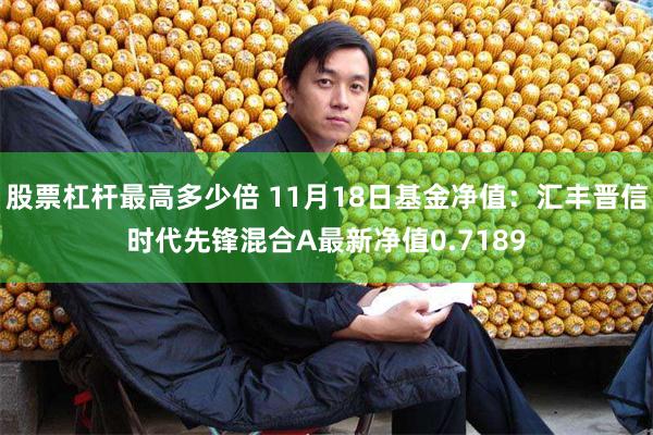 股票杠杆最高多少倍 11月18日基金净值：汇丰晋信时代先锋混合A最新净值0.7189