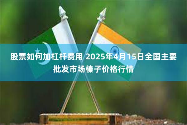 股票如何加杠杆费用 2025年4月15日全国主要批发市场榛子价格行情