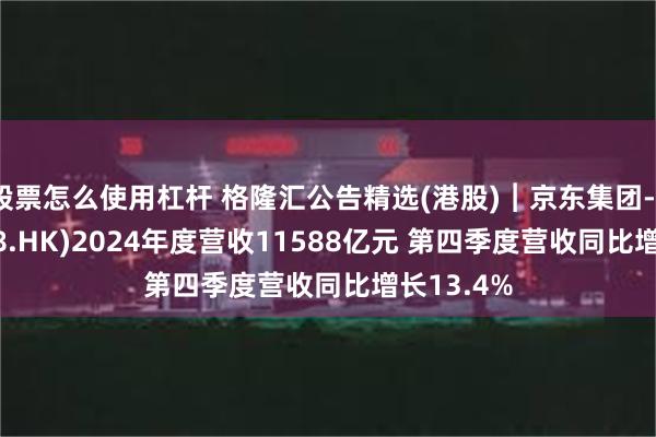 股票怎么使用杠杆 格隆汇公告精选(港股)︱京东集团-SW(09618.HK)20