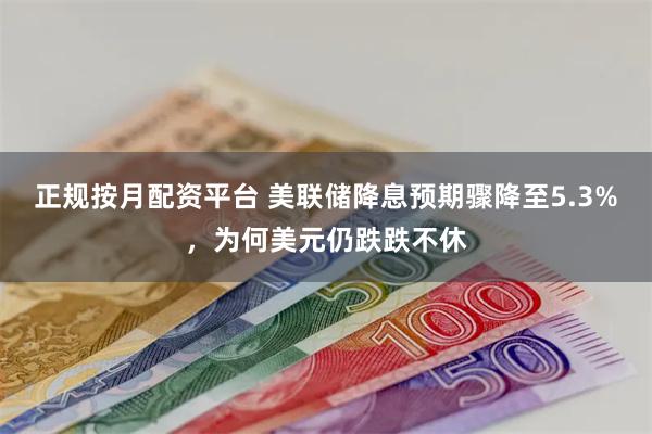 正规按月配资平台 美联储降息预期骤降至5.3%，为何美元仍跌跌不休