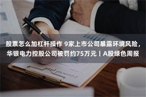 股票怎么加杠杆操作 9家上市公司暴露环境风险，华银电力控股公司被罚约75万元丨A