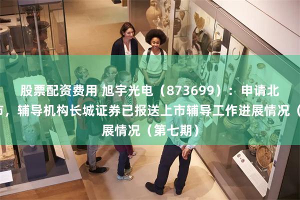 股票配资费用 旭宇光电（873699）：申请北交所上市，辅导机构长城证券已报送上